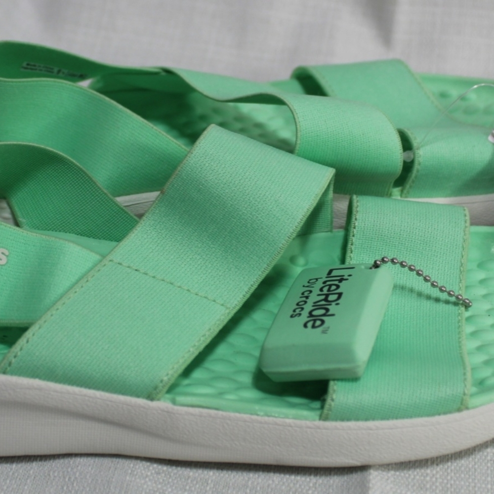CROCS LiteRide Sandals - Light Green - Picture 2 of 5